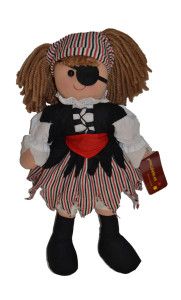 Muñeca de trapo pirata buena pata
